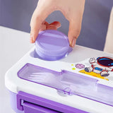 1300ML Cartoon Pattern Lunch Box for Kids Microwave Oven Bento Boxes Food Container with Dinnerware Sandwich Snack Fruit box