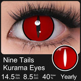 Colored Eye Contacts For Cosplay Contact Lenses Makeup Contacts Lenses Blind White/Black Yearly 14.5mm