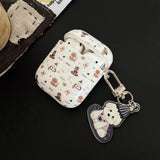 Korea Ins Lovely Sit Dog Silicone Soft Case for AirPods 1/2/3/4 Pro 2 Wireless Bluetooth Earphone Charging Box Protection Coque