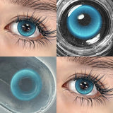 Monaco Brown Prescription Colored Contact Lenses 14.2mm Multichrome Natural Soft Lens Daily Eyewear