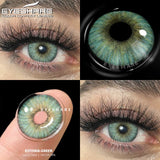 Natural Colored Eye Lenses 1pair Gray Pupils Lenses Blue Contact Lenses Brown Contacts Yearly Cosmetic Green Eye Lens