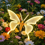 LED Dynamic Simulated Butterfly Decorative , Wings Can Vibrate, Night Wedding Party Hotel Garden Room Lawn Butterfly Decoration