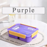 Food Grade Sealed Lunch Box with Spoon Microwave‑Safe Large Capacity Leak Proof Bento Box Office Worker Food Storage Container