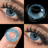 Fashion Color Contact Lenses for Eyes 1 Pair Korean Soft Natural Lenses Gray Pupils Eye Makeup Contacts Blue Brown Lens