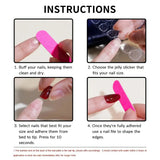 10pcs Full Diamond Handmade Press On Nails Long Stiletto False Nails With Flash Pitaya Color Rhinestone Decor Luxury Almond Nail