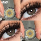 1Pair Hot Sale Cleopatra Series Green Contact Lenses Myopia Degree Makeup Lens Brown Iris Lens High Quality Beauty Pupil