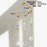 Natural  Crystal Sun Catchers Home Decor Cloud Crystal Wind Chimes Room Outdoor Garden Hanging Decorations Home Decor Items Gift