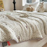 2025 new cool summer cool summer cold summer quilt ice silk air conditioner quilt adult single double cool silk thin quilt