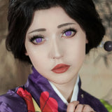 Eye Eyes Color Contacts Colored Contact Lenses Lens Pupil Enlarging Cosplay Anime Black White Blind 2Pcs 1 Year Yearly