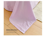 Flower Skin-friendly Bedding Set Class A Washed Cotton Duvet Cover Set Lace Ruffles Quilt Cover Soft Cover Bed Linen Pillowcases