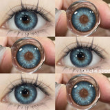 1 Pair Color Contact Lenses for Eyes Cosmetics Blue Contact Lenses Brown High Quality Natural Contact Lenses Gray Lenses