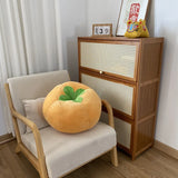 Bay Window Tatami Floor Thickened Butt Cushion Round Tomato Tomato Pillow Vegetable Mushroom Persimmon Futon Cushion