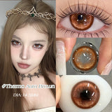 2PCS Hot Sales Contact Lenses Colored Pupils for Eyes with Graduation Prescription Green Eyes Beauty Contact Lenses