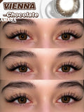 Big Diameter Black Lenses 14.5mm Lenses Colored Contact Lenses for Eyes Big Eye Lenses Natural Look Brown Lenses
