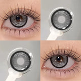 2PCS Korean Brown Green Contact Lenses for Eyes Natural Beauty Pupils 1 Year Fashionable Makeup Fast Shipping