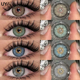 Contact Lenses Beauty Blue Lens Siri Series Color Contact Green Eye Contacts Makeup Gray Lens Choice Natural Brown pupils