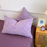 2 PCS Full Cotton Pillowcase Adult Kids Large Size 4 Layers Muslin Cotton Pillowcase Bedding Pillow Case with Zipper