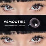 New 1 Pair Colored Contact Lenses with Prescription Myopia Lenses Degree 0~-6.00 Colored Pupils Year Disponible
