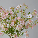 5pcs/pack Artificial Silk Flowers 12 Heads Small Marriage Chrysanthemums Bridal Bouquet Party Wedding Floral Daisy Home Decor