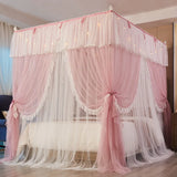 Romantic Double Layer Mosquito Net Without Frame Palace Bed Curtain Tent Lace Princess Style Girl Bed Room Decoration