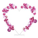 Heavy Duty Metal Heart Wedding Arch Backdrop Stand for Flower Balloon Arbors Frame Wedding Decor And Archery