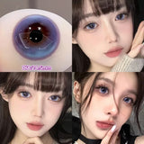 1 Pair(2pcs) Brown Beauty Colored Contact Lenses for Eyes Purple Halloween Lens Big Eye Lens Natural Look Gray Blue Lens