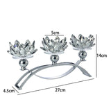 Luxurious Crystal Candle Stand, Romantic Decoration Ornament For Home Candlelight Dinner，Wedding Decoration Props