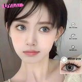 Colored Contacts Lenses Black Natural Pupils Beauty 14.5mm Big Eyes Beauty Cosplay Contact Lens Brown Lenses for  Dating