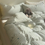 Romantic Dry Flowing Sand Full Cotton Double Layered Bedding Set 4-Piece Spring Soft Naked Sp Bed Canopy Sle