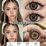 Colored Contact Lenses 14.5mm Natural Look Lenses  Women Beauty Colored Pupils Green Contact Lenses Blue Contact Lenses