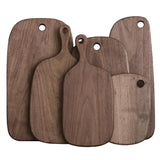 Black Walnut Cutting Board Solid Wood Chopping Boards Western Restaurant Solid Wood Bread Board with Handle Cutting Board