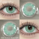 1pair Natural Color Contact Lenses for Eyes Blue Eye Lens Gray Lenses Fashion Korean Beauty Pupils Yearly Makeup Lens