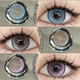 1 Pair Color Contact Lenses for Eyes Cosmetics Blue Contact Lenses Brown High Quality Natural Contact Lenses Gray Lenses