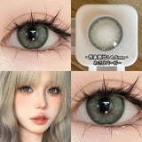 1 Pair/2pcs Lenses Blue Series Beauty Contact Lenses for Eyes Comestics Natural Pupil Eye Color Lens Myopia Brown Lenses
