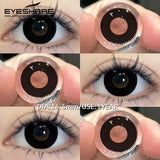 2pcs Cosplay Colored Contact Lenses Anime Cateye White Eye Lenses Halloween Red Makeup Lens Green Color Eyes Contact