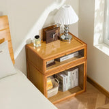 Exquisite Minimalist Solid Wood Bedside Table Locker Small Simple Bedroom Home 2025 New Bedside Shelf Cabinet