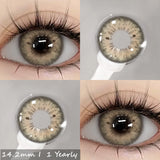 2pcs Natural Color Contact Lenses for Eyes Gray Lenses Colorcont Korean Lenses Yearly Beauty Brown Eye Contacts Lens
