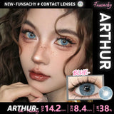 1 Pair  Contact Lenses for Eyes Color Eye Contacts Brown Gray Lens Beautiful Pupils for Makeup Yearly Use