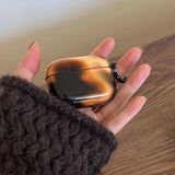 Retro Ink Wash Amber Color Wireless Bluetooth Earphone Case For Apple AirPods 4 New Protective Shell For AirPods 1 2 3 Pro2