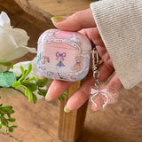 for girl gift cute bear pink silicone soft case for apple airpdos 1 2 3 4 pro 2 3nd generation wireless bluetooth earphone cover