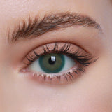 1 Pair Vibrant Gray Blue Green Color Contact Lenses Yearly Soft Contacts Beauty Lens for Dark Eyes Makeup