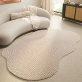 Super Large Carpets INS Irregular Fluffy Carpet Bedroom Bedside Area Rugs Children Playmats Simple Style Floor Mats Decor