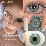 2PCS Hot Sales Contact Lenses Colored Pupils for Eyes with Graduation Prescription Green Eyes Beauty Contact Lenses