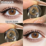 Big Diameter Colored Contacts 2pcs Multi-Style Glossy Lenses for Cosplay Role Play 0.00D No Power