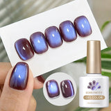 10ml Green Wormhole Cat Magnetic Gel Nail Polish 9D Glitter Soak Off UV LED Nail Art Varnish Manicure DIY At Home