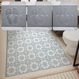 Bathroom Carpet Non-slip Bath Absorbent Floor Mat Quick Drying Toilet Entrance Doormat Retro Patterns Rug Alfombra