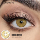 2Pcs Kroean New Colored Contact Lenses Natural Blue Makeup Cosmetic Pupils Soft Lens Eye Beautiful Color Lens Yearly