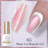 10ml Winter Water Light Cat Magnetic Gel Nail Polish Nail Supplies Vernis Semi Permanent Gel Christmas Xmas Gel
