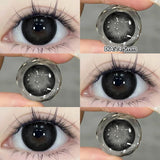 1 pair New Purple Halloween Colored Contact Lenses Beauty Myopia Lens for Eyes Fashion Big Eye Lenses Natural Blue Lenes