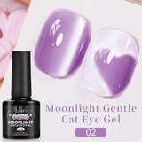 7.5ml Golden Gradient Cat Eye Nail Polish Gel Phototherapeutic Gel Soak Off Nail Magnetic Gel Polish Nail Art DlY